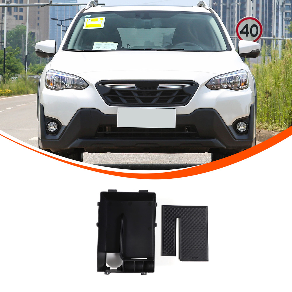For Subaru XV 2018-22 ABS Armrest Storage Box Center Control Container Box Tray