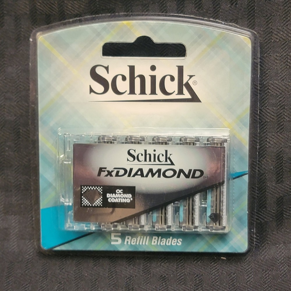 Schick FxDiamond 5 Pack Refill Blades 2002 NOS New