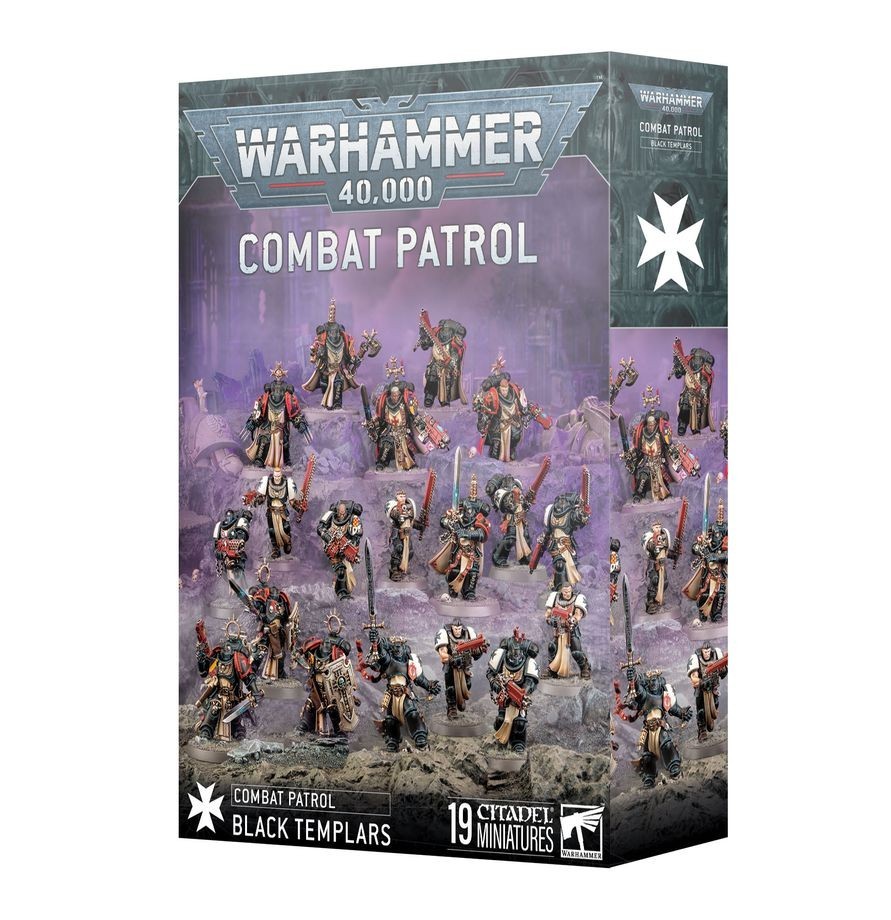 ⚔️WARHAMMER 40K - BLACK TEMPLARS - COMBAT PATROL - NIB⚔️