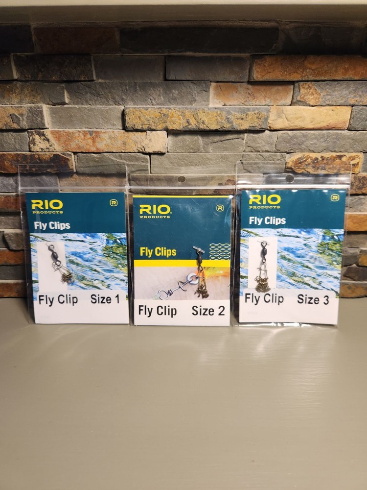Rio Fly Clips - 10 pack - (3 Size Variations Available)