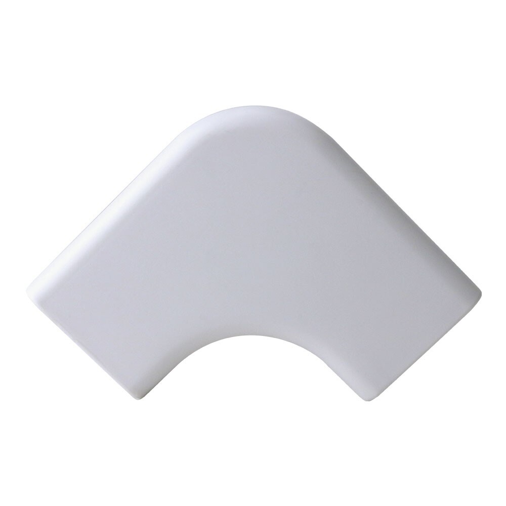 Construct Pro RIGHT ANGLE Raceway Adapters (5-Pack, 1.38”, White)