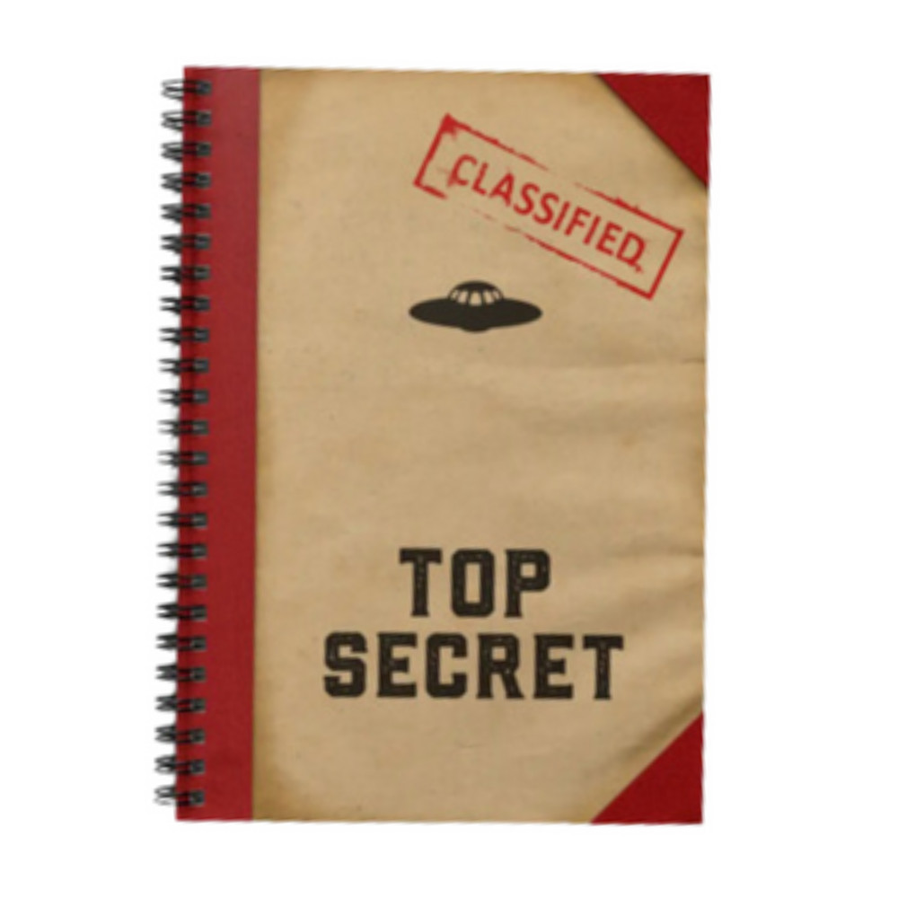 Trixie & Milo Top Secret Spiral Notebook