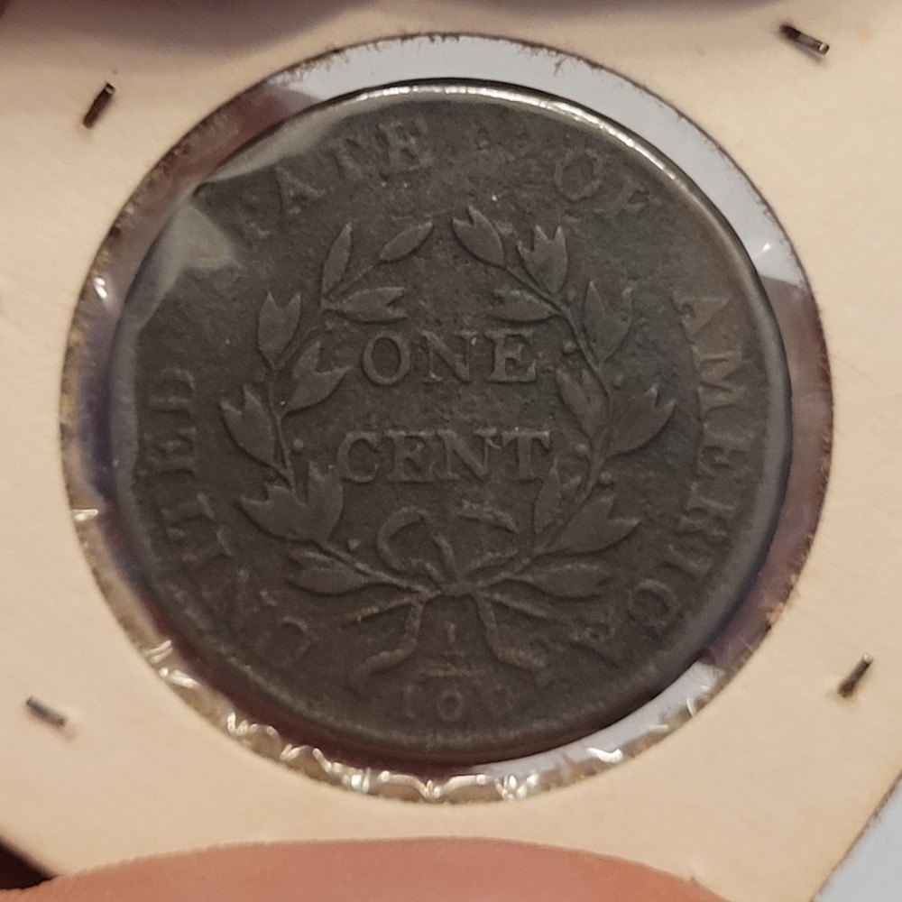 1802 Draped Bust Large Cent with Stems Ungraded Circulated VG