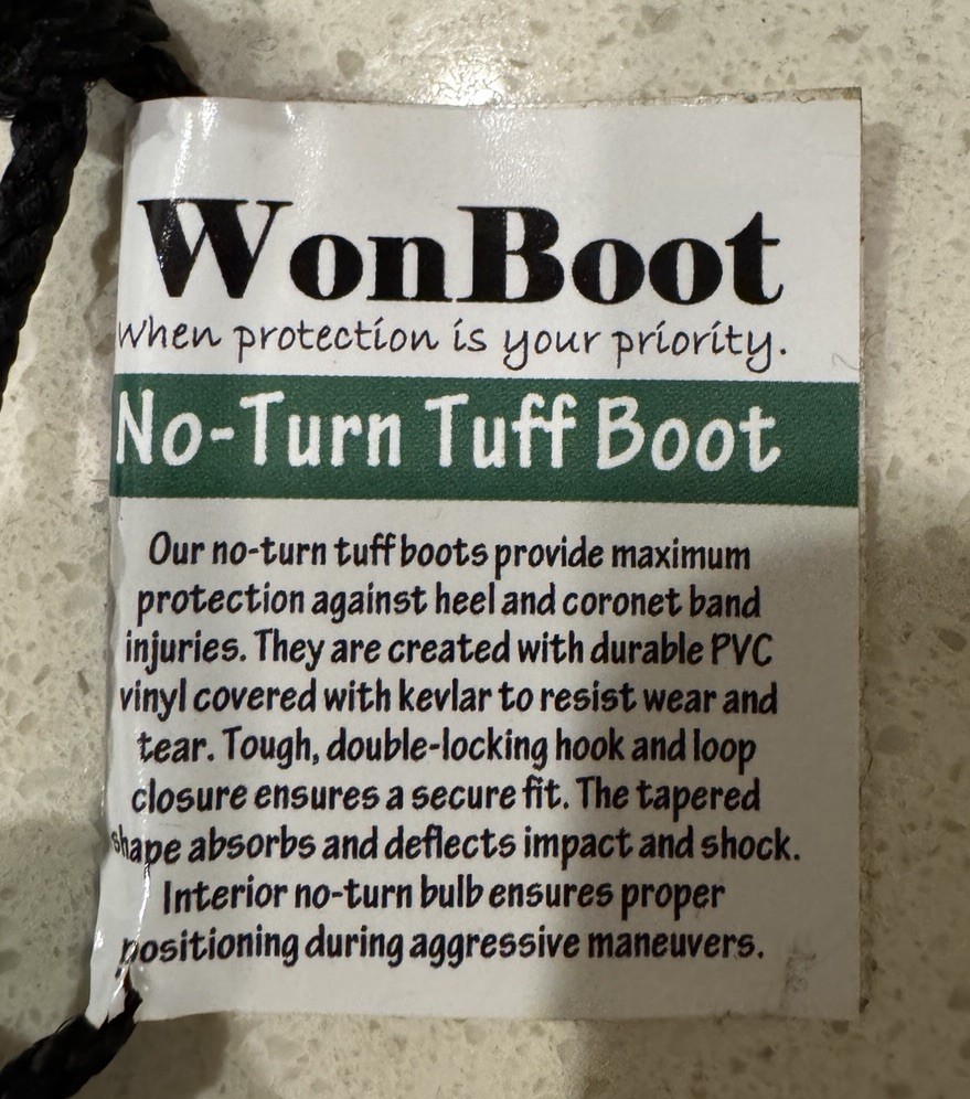 No Turn Bell Boots XL