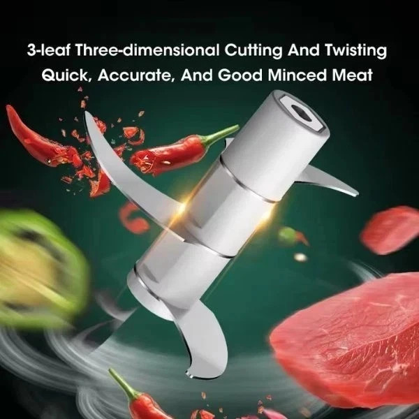 250ml Electric Garlic Chopper – USB Rechargeable Mini Food Processor Gadgets