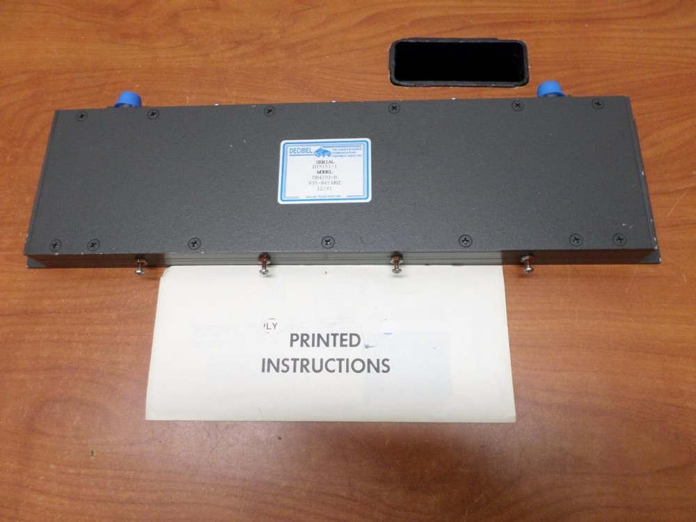 Decibel DB4193-B Shape Factor Filter