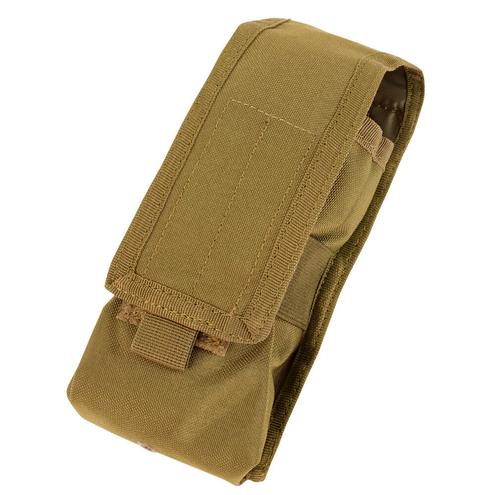 Radio Pouch with MOLLE Straps - Coyote
