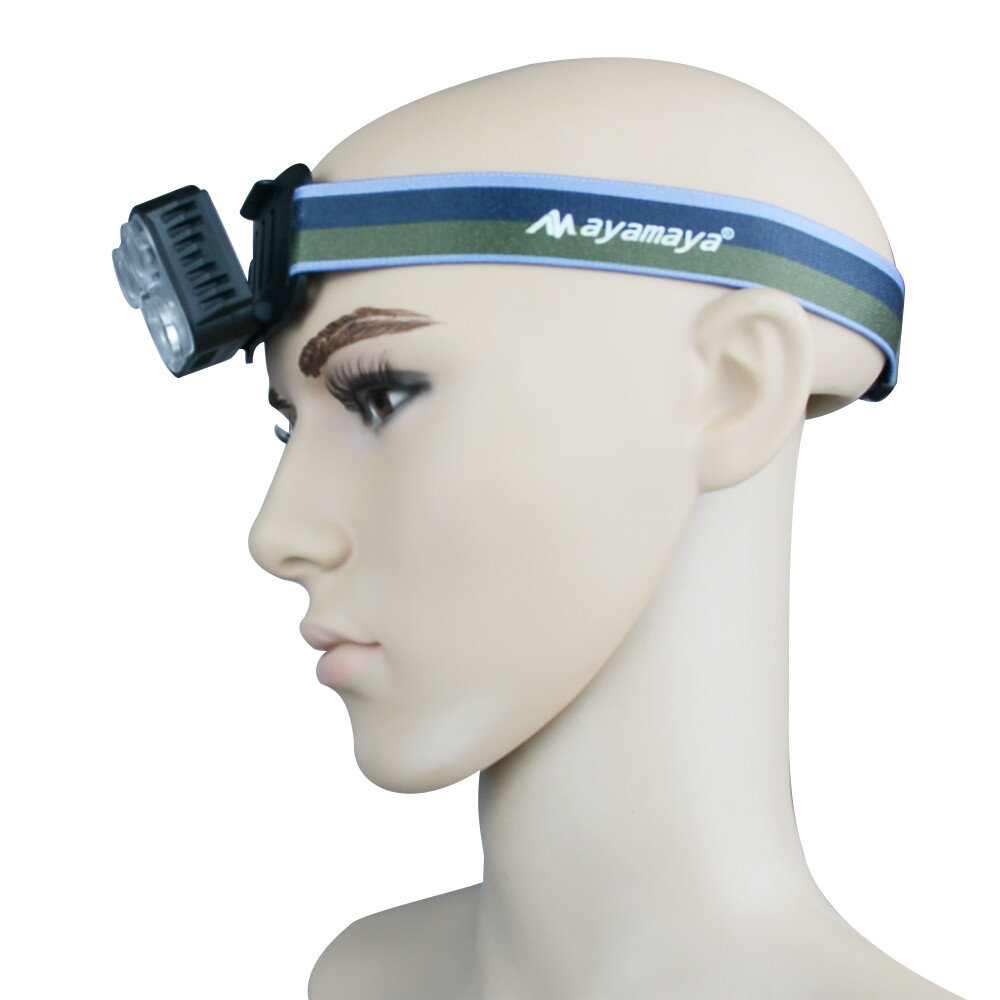 Rechargeable Headlamp LED Headlight Head Torch Work Light Flashlight USB Band