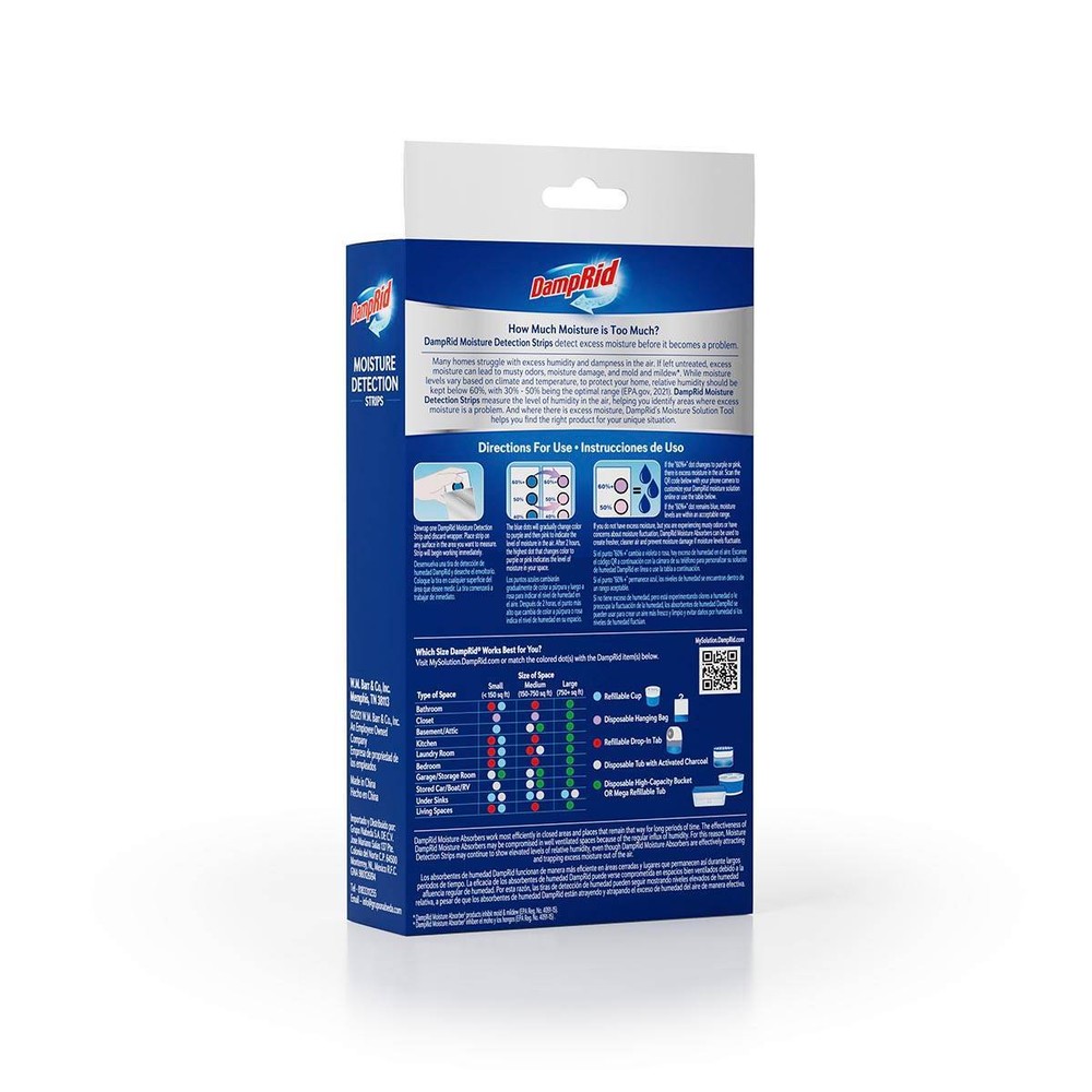 DampRid Moisture Detection Strips 5-Count Pack (FGMDS05)