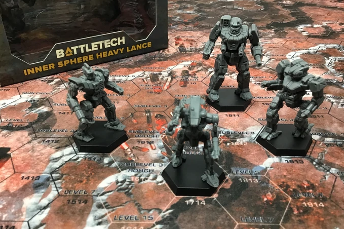 Battletech Heavy Lance Mech Pack Catalyst Banshee Grasshopper Hatchetman +