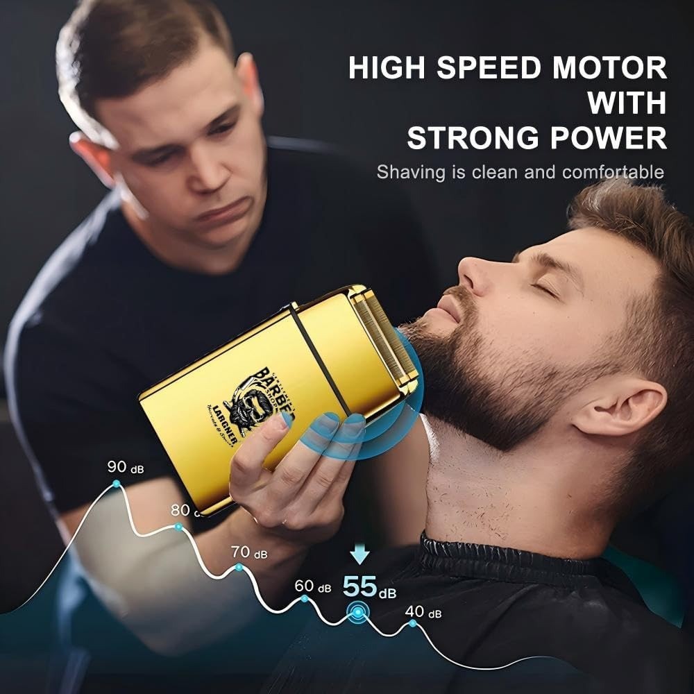 Professional Hair Clippers for Men, Cordless Barber Clippers and Trimmer Set