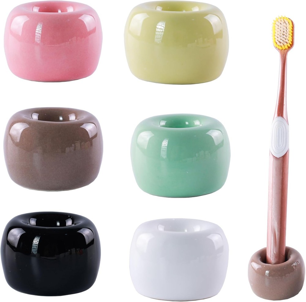 Sleek Mini Cerics Toothbrush Holder, Small Ceric Ring,
