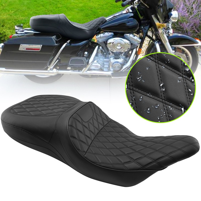 Driver Passenger Seat For Harley Touring Street Glide Road King 1997-2007