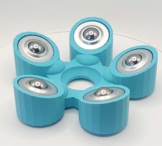 Bowling Ball Spinner Cup - Turquoise