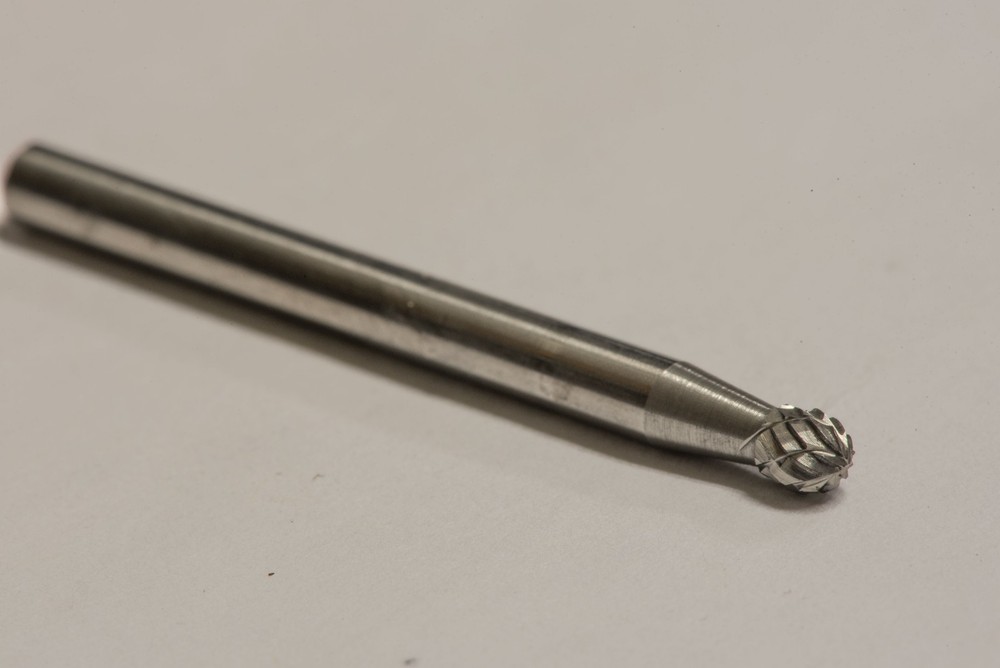 SD42D Ball Shape SOLID Carbide Burr Bur Cutting Tool Die Grinder Bit 1/8"