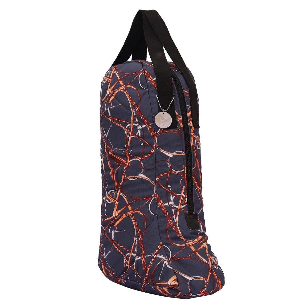 AWST Int'l Lila Snaffle Bit Bridles Boot Bag- Navy