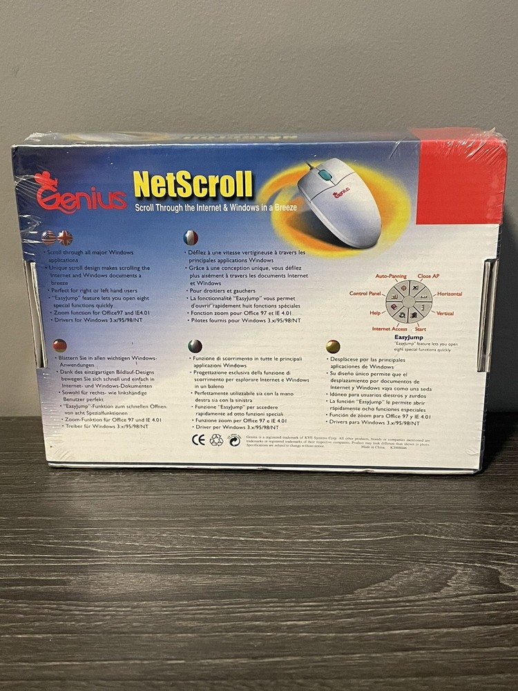 NOS Genius NetScroll PS/2 Mouse