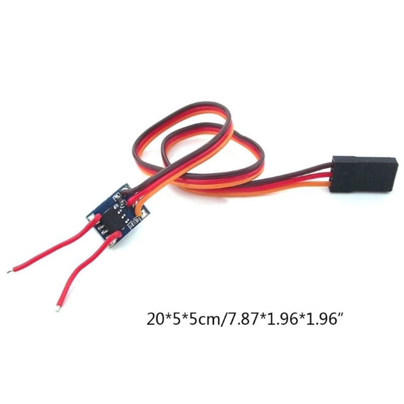 Brushed ESC Speed Controller for 360-Degree Continuous Rotating Steering Gear