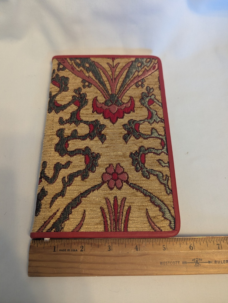 Beautiful Turkish fabric covered lined journal