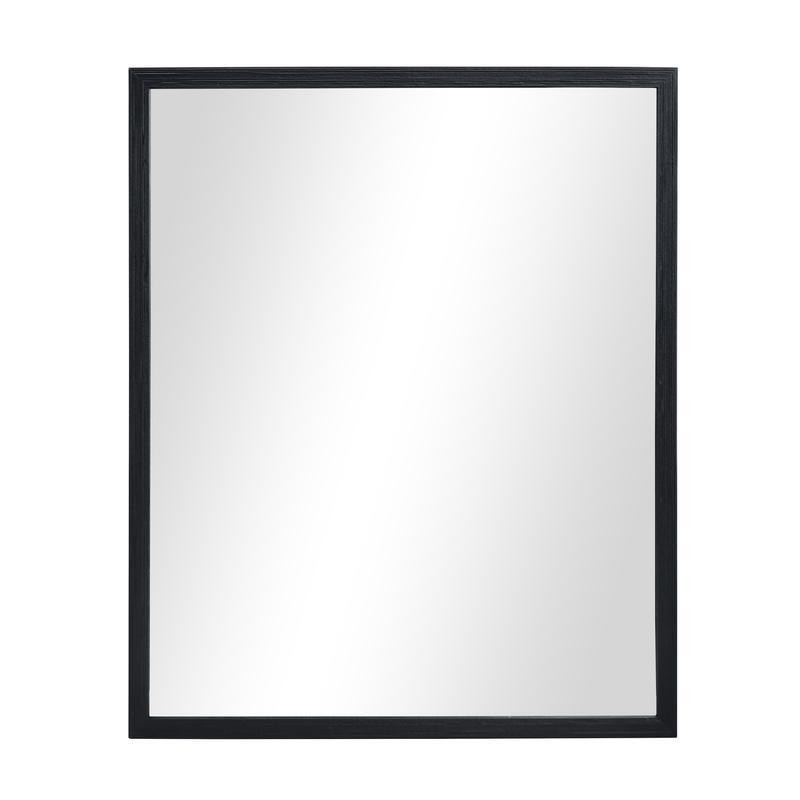 23X29 in Rectangular Wall Mirror Plastic Frame Versatile Hanging Home Decor New