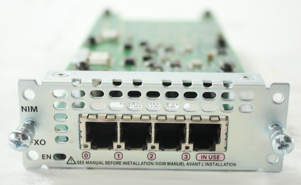 Cisco NIM-4FXO 4-Port Network Interface Module