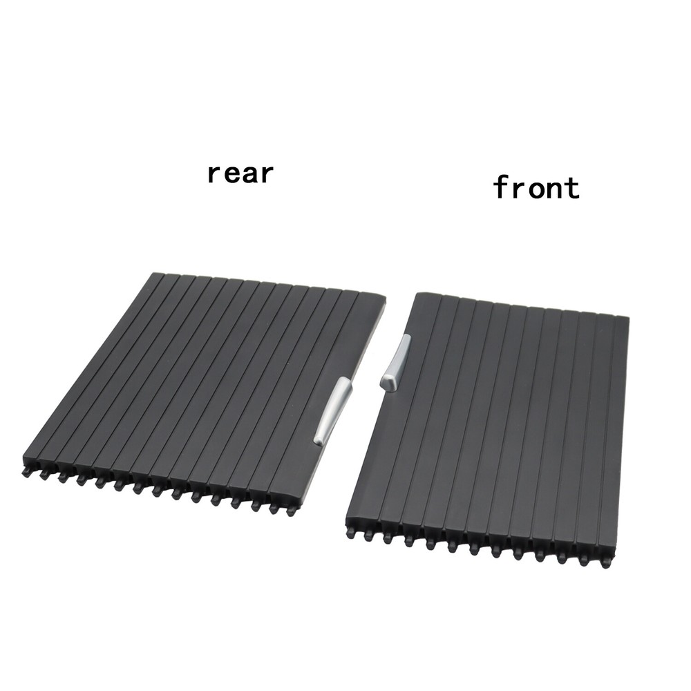 For 07-14 BMW X5 X6 E70 E71 Front Console Cup Holder Roller Blind Cover Kit US