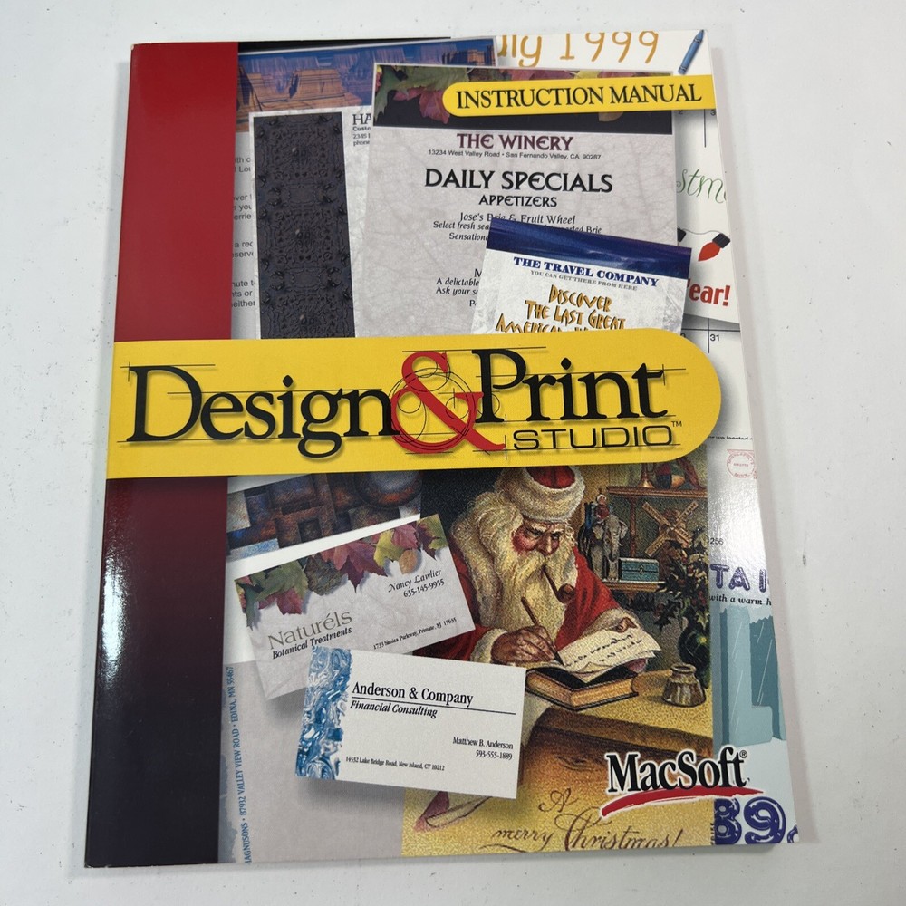 Design & Print Studio Mac-soft Rare! 