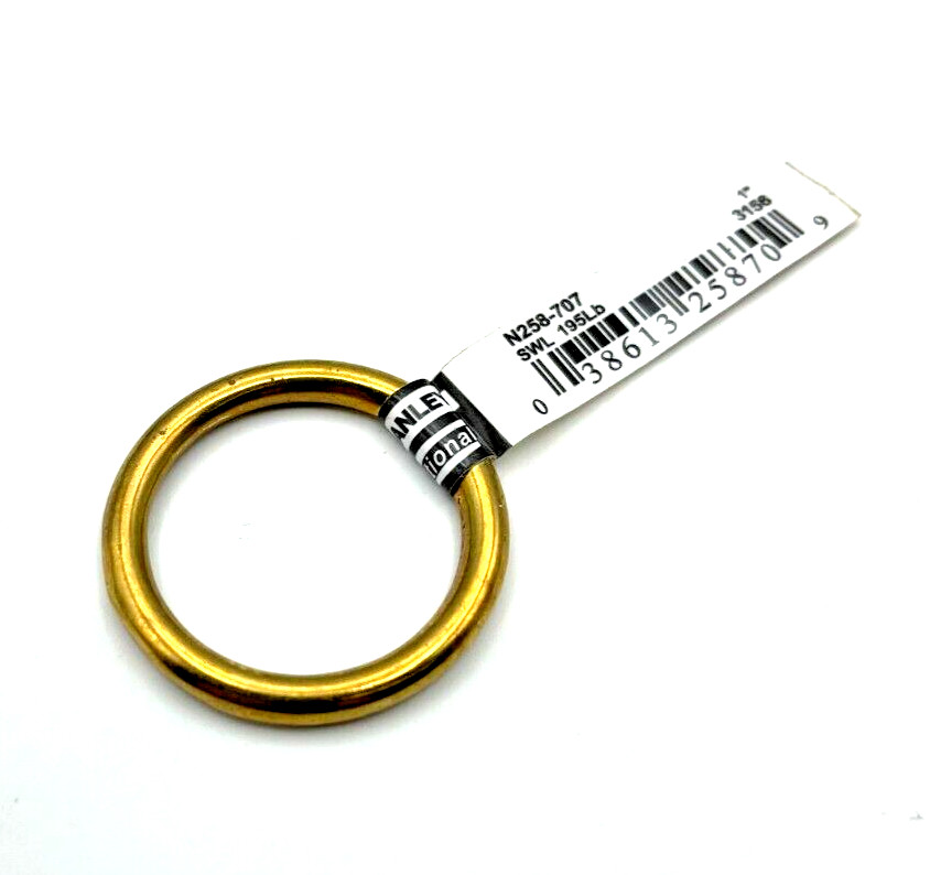 1" Solid Brass Ring - National Hardware N258-707 - Saddler, Harness Maker
