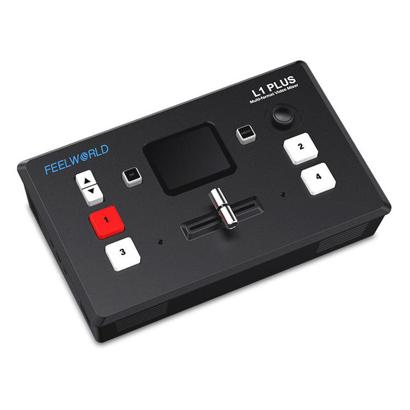 FEELWORLD L1 PLUS Multi-camera Video Mixer Switcher TouchScreen Live Streaming