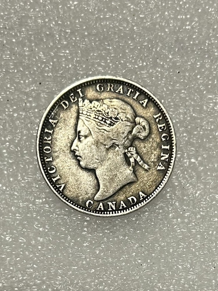 1881 H Canada Silver 25¢ BX5-14