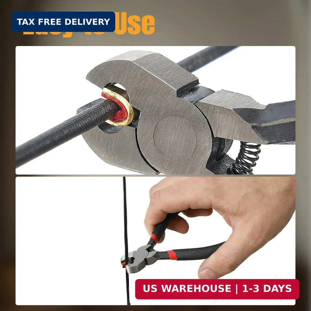 Archery Bow String Nocking Points Set - 20 Pcs Brass Nocking Points and Pliers f