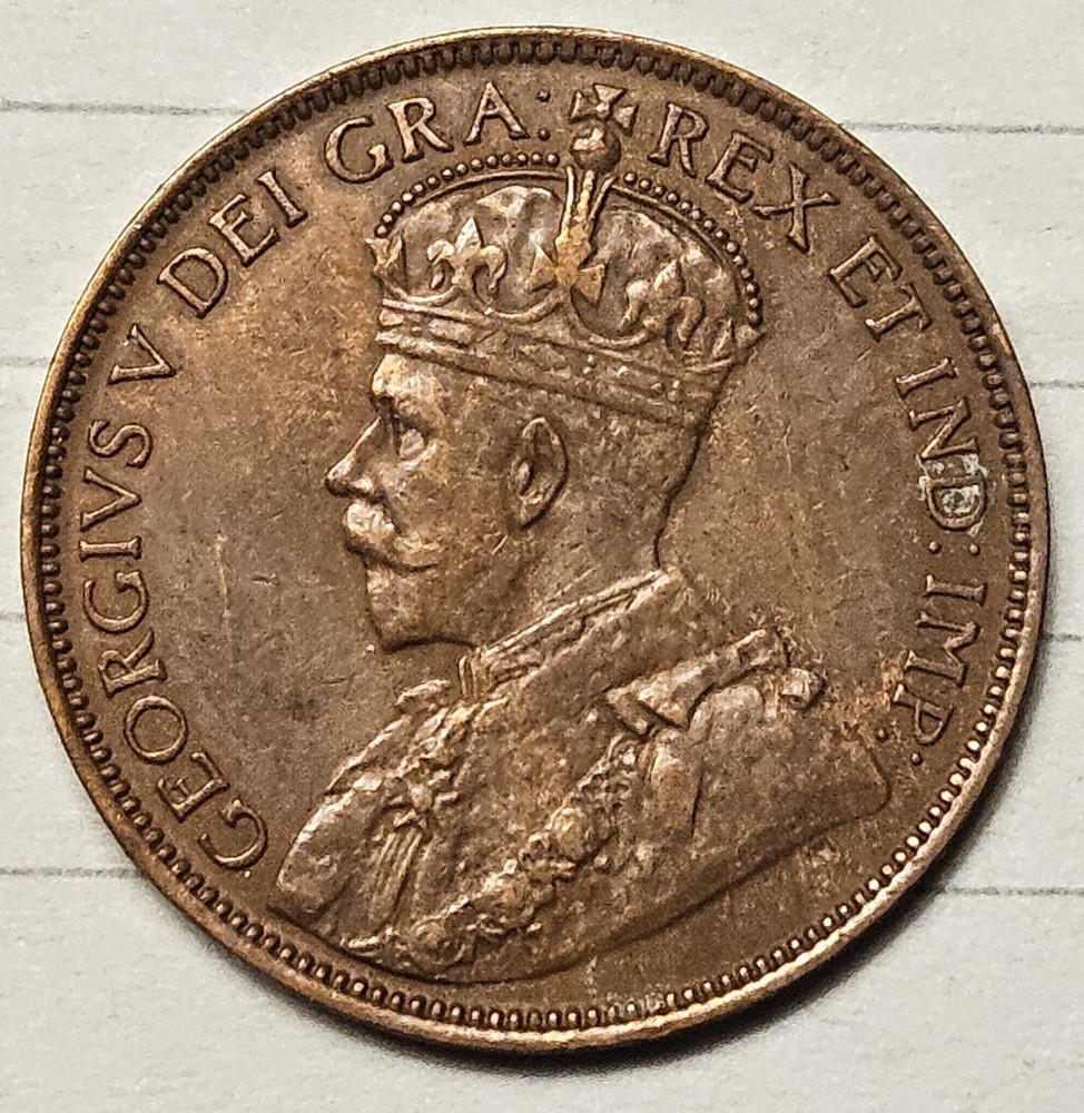 1917 Canada Large Cent One Cent Canadian Penny
