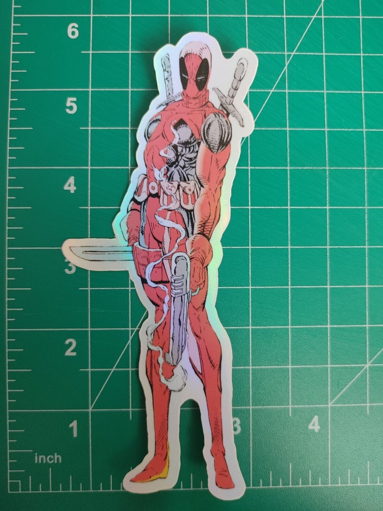 Deadpool New Mutants 98 Foil Sticker