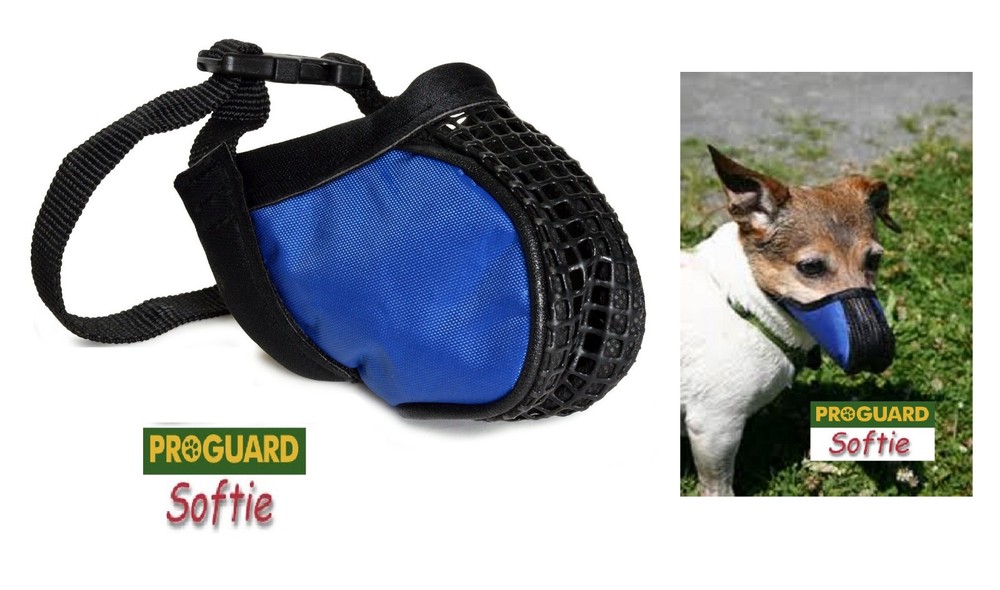 SOFTIE DOG NO BITE MUZZLE Mesh EZ Quick-Fit Adjustable Safer Comfortable*U PICK