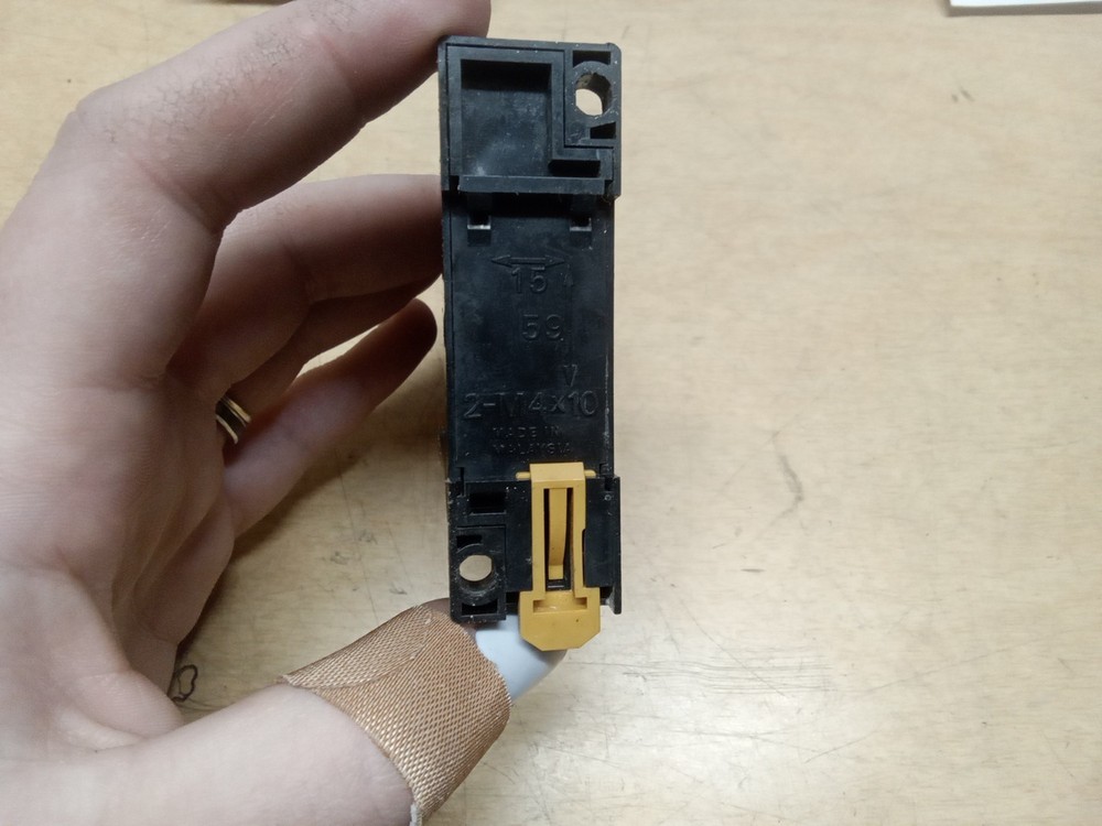 Omron H3Y-2 Timer W/ 2-M4X10 Base 120v