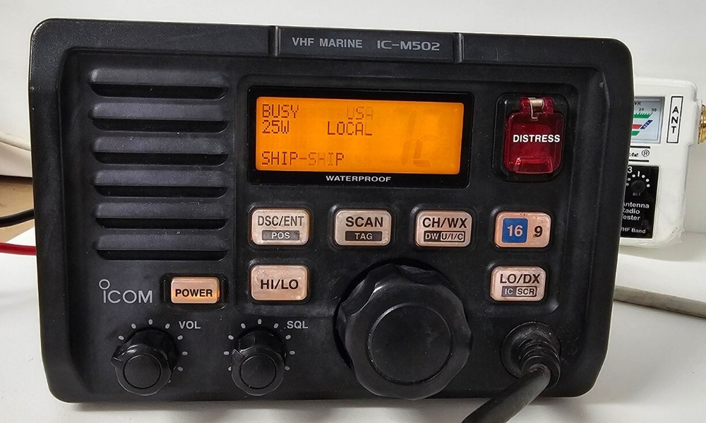 Icom IC-M502 VHF -LCD Issues, Mic Button Issues