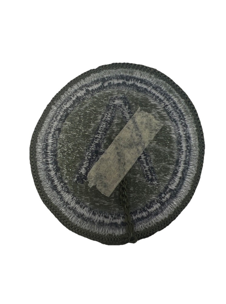 U.S. Army Patch - US Army Central - Third Army Embroidered patch, NOS olive/bk