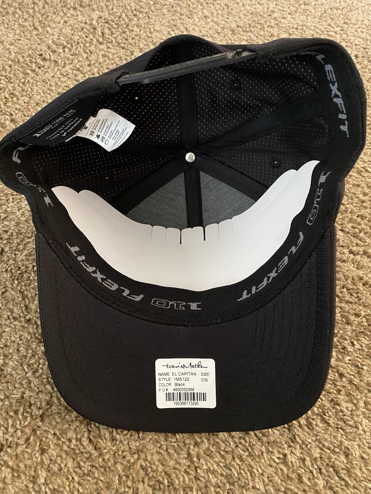 Travis Mathew Golf Cart Driver Flexfit Snapback Golfer Hat Black Adjustable PGA