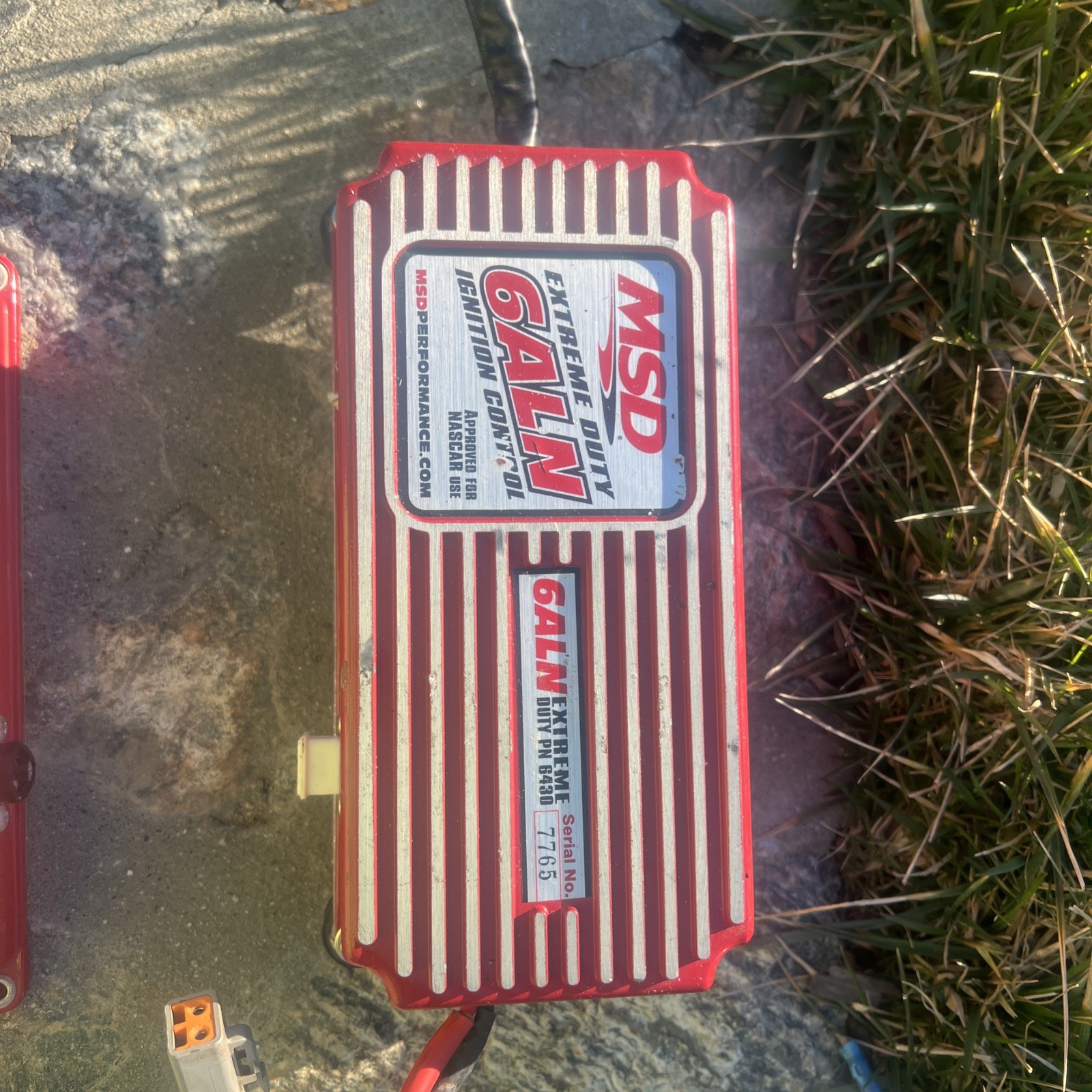 MSD 6ALN Ignition Box #6420 NASCAR Box with Built-In 8200 RPM Rev Limiter Chip