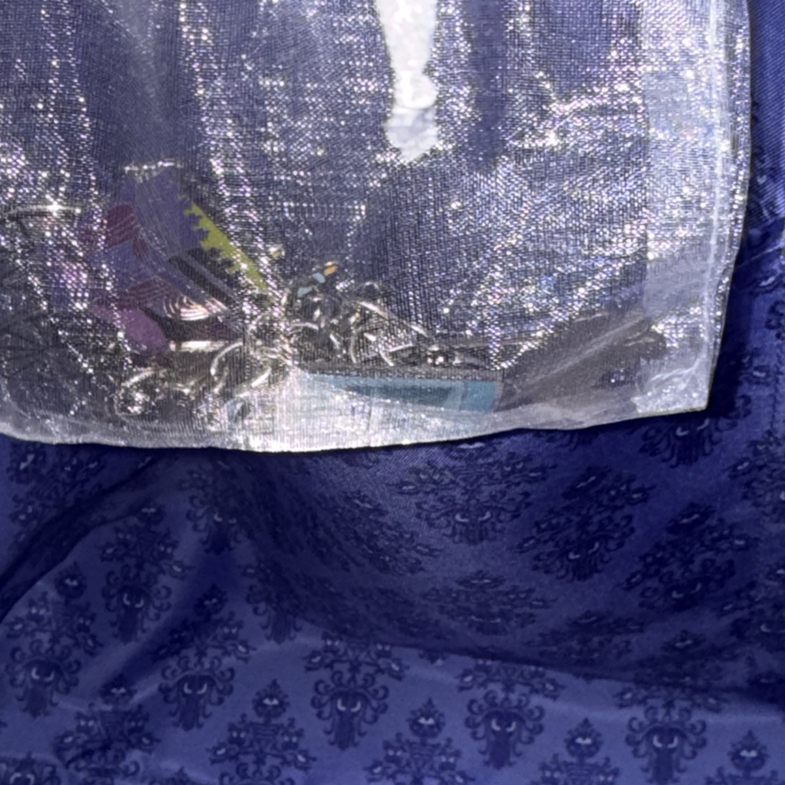 Harveys Seatbelt Disney Haunted Mansion 50th Anniversary Medium Tote Purse