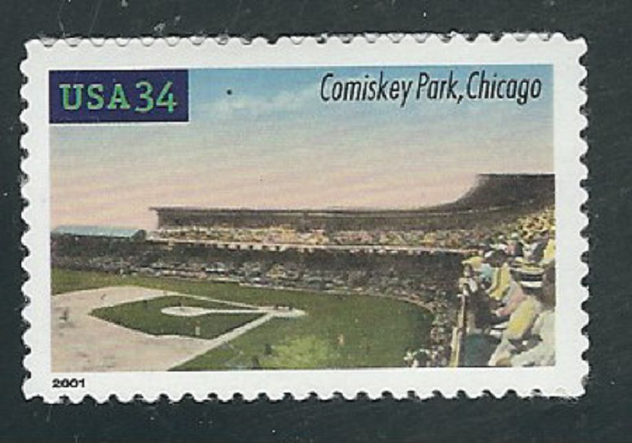Scott # 3517...34 Cent... Comiskey Park, Chicago...2  Stamps