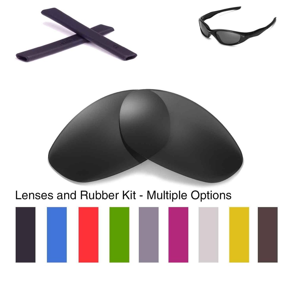 Walleva Replacement Lenses and Earsocks for Oakley Minute 2.0 - Multiple Options