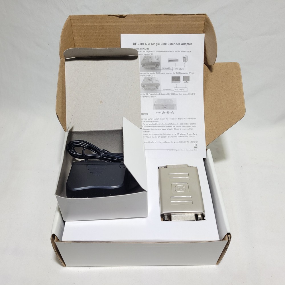 BAFO BF-3301 DVI-D SINGLE LINK EXTENDER.