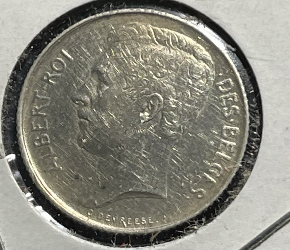 Belgium 1910 50 Cents Coin