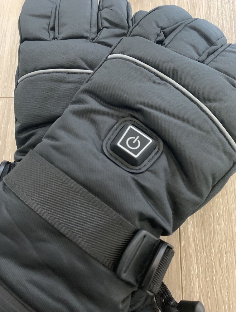 Heated Gloves, Waterproof, 3-level Temperature Control Rechargeable Battery
