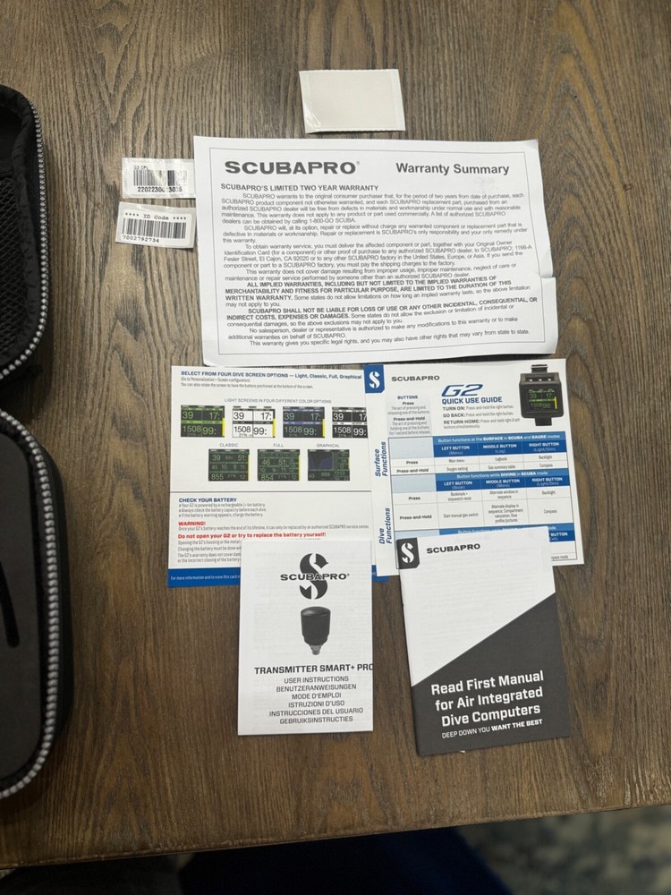 New in the box Scubapro G2 Dive Computer w/Transmitter never used!!