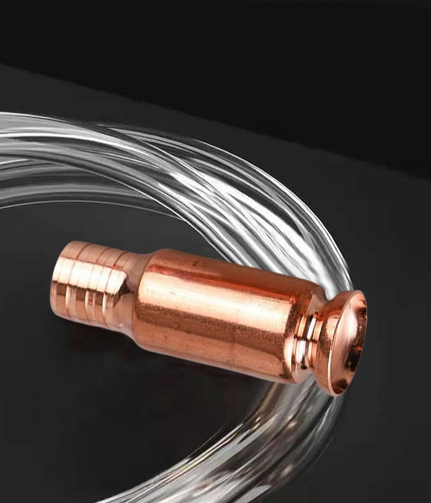 Shaker 1Siphon Self-Priming 5/8" Copper Pump Head - 3 Pc Set (No Hose)