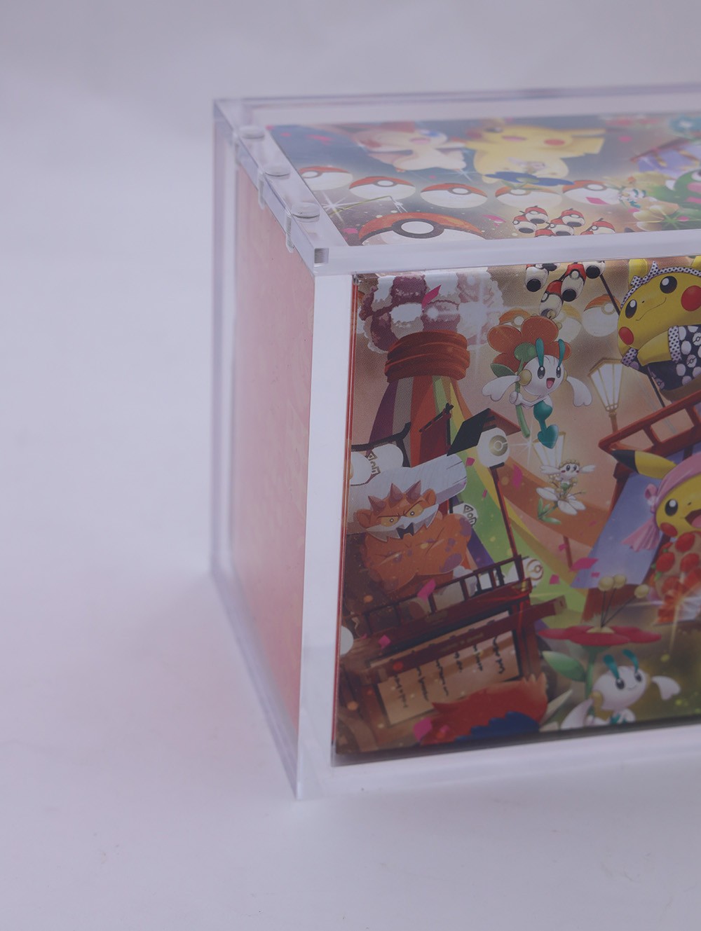 Acrylic Case Pokémon Center Tohoku Hiroshima Fukuoka Special Box Strong Magnets