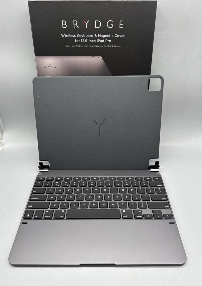 Brydge Wireless Bluetooth Keyboard W/ Backlit Keys for iPad 12.9” Pro 3rd or 4th