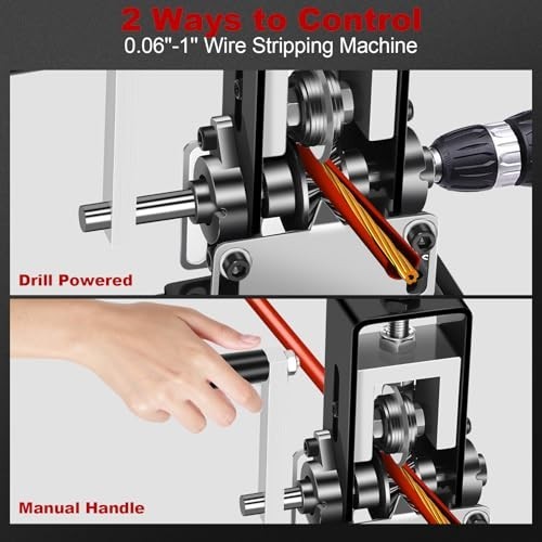 Manual Wire Stripping Machine - Copper Wire Stripper Tool, Drill Powered, Replac